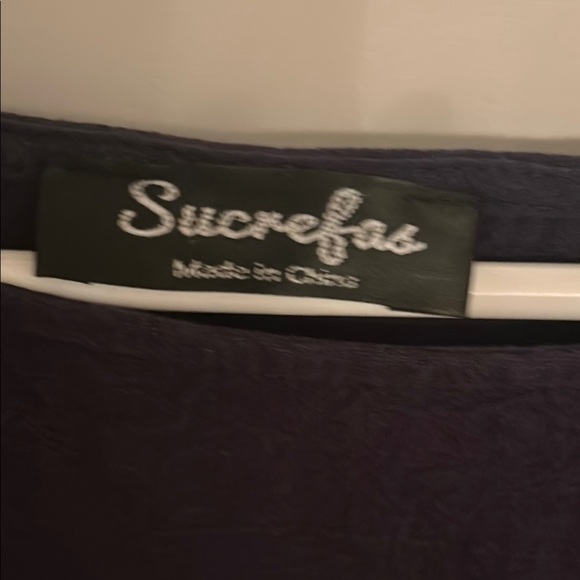 Navy Casual Dress with Crew Neck, size L - Picture 3 of 6